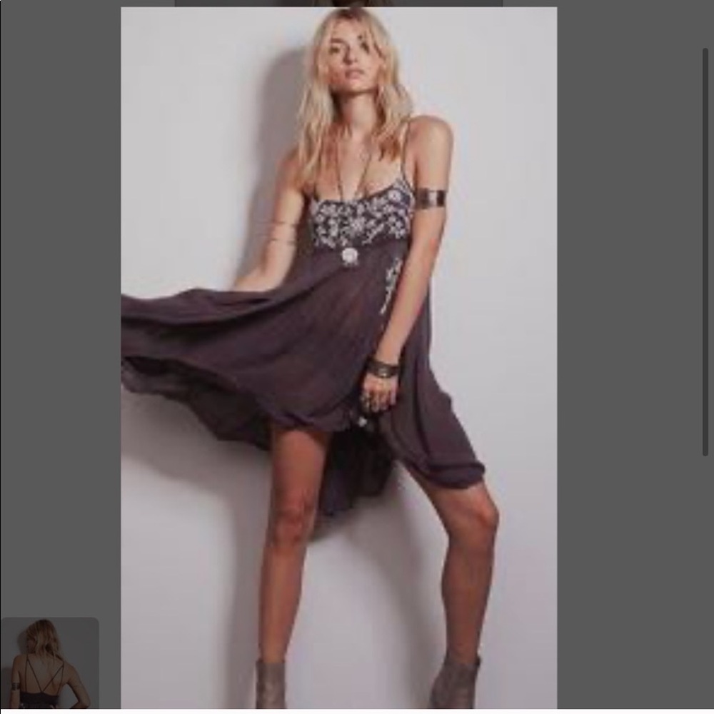 Free People Grey Summer Dress